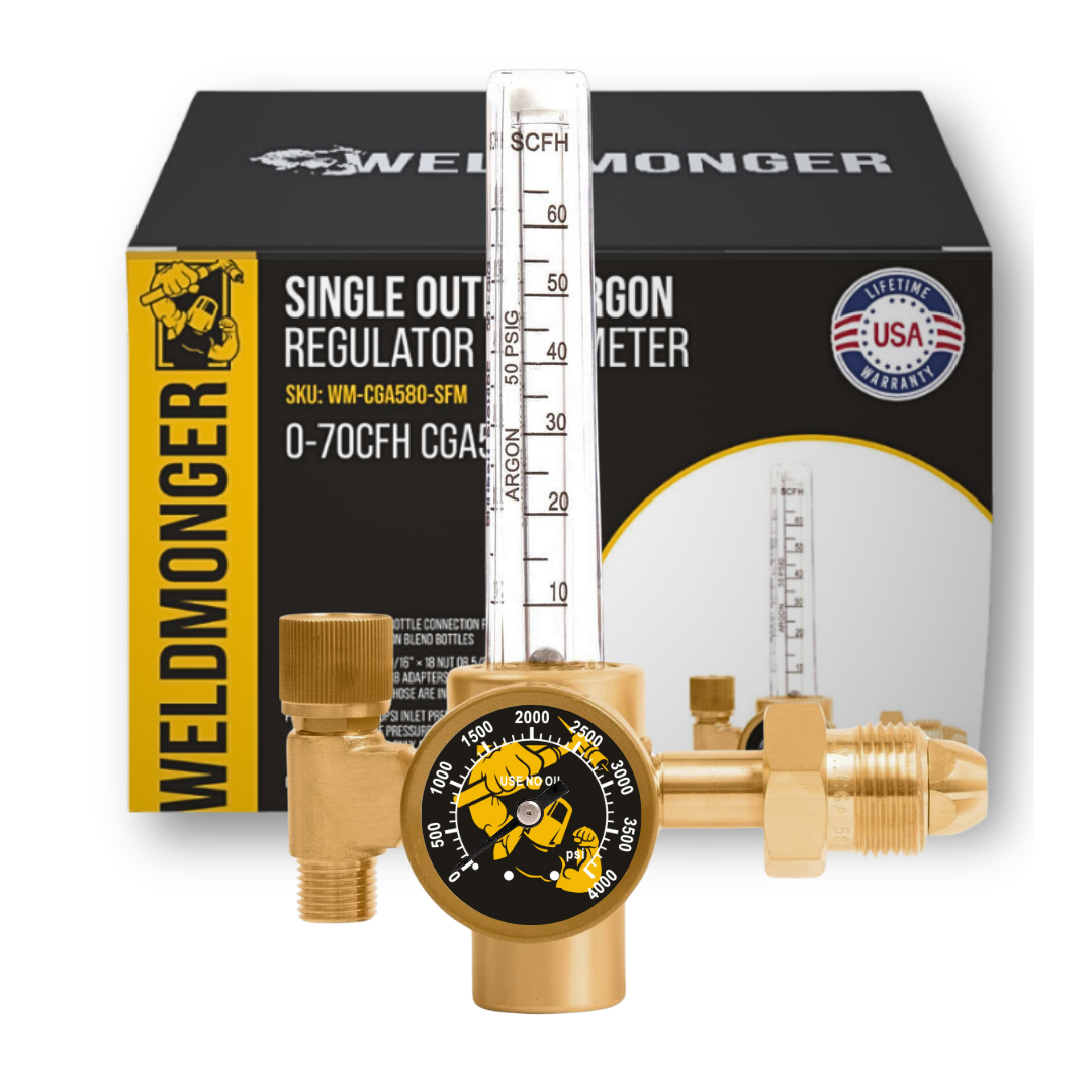 WELDMONGER® Single Output Argon Regulator Flowmeter *Coming Soon*