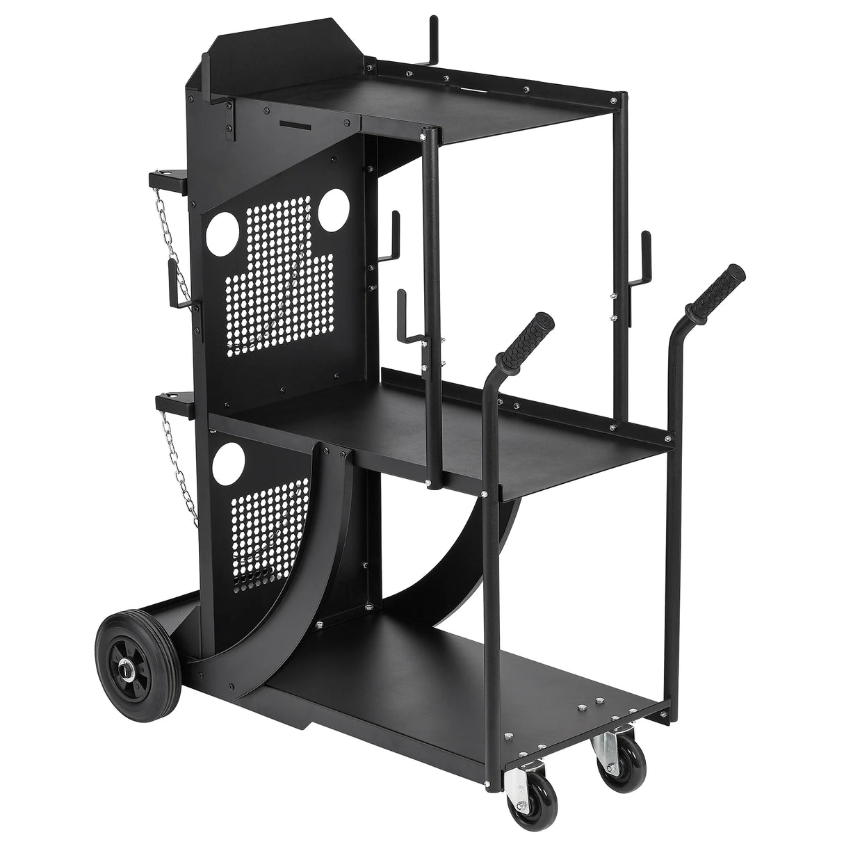 PrimeWeld Tower Cart - Heavy-Duty Welding Cart for TIG + MIG + Plasma Cutters