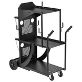 PrimeWeld Tower Cart - Heavy-Duty Welding Cart for TIG + MIG + Plasma Cutters