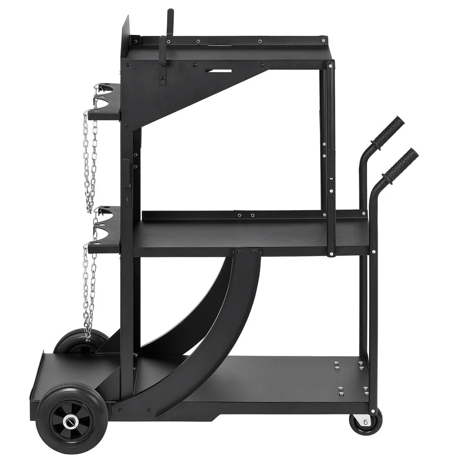 PrimeWeld Tower Cart - Heavy-Duty Welding Cart for TIG + MIG + Plasma Cutters