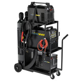 PrimeWeld Tower Cart - Heavy-Duty Welding Cart for TIG + MIG + Plasma Cutters