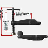 Fireball Tool Mini Maximus Bar & Dog Clamp Kit (2 Clamp Kit)