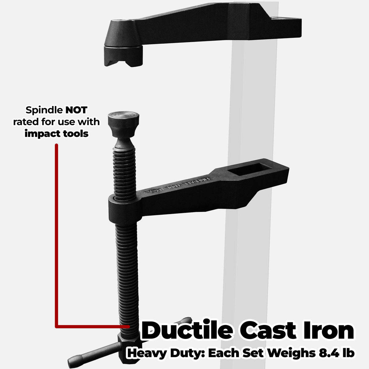 Fireball Tool Maximus Bar and Dog Clamp (2 Sets of Clamps)