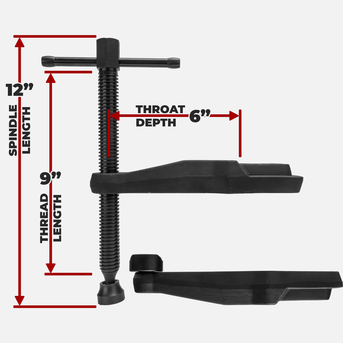 Fireball Tool Maximus Bar and Dog Clamp (2 Sets of Clamps)