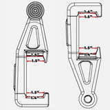 Fireball Tool Lumber Maximus Clamp 2" x 4" (Single Clamp Set)