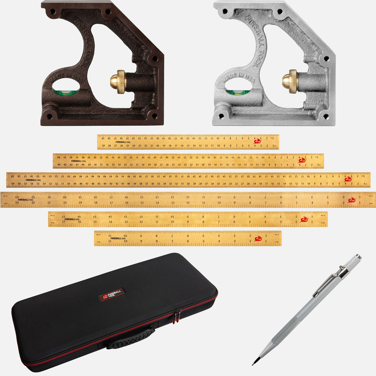 Fireball Tool Combination Square Ultimate Pack