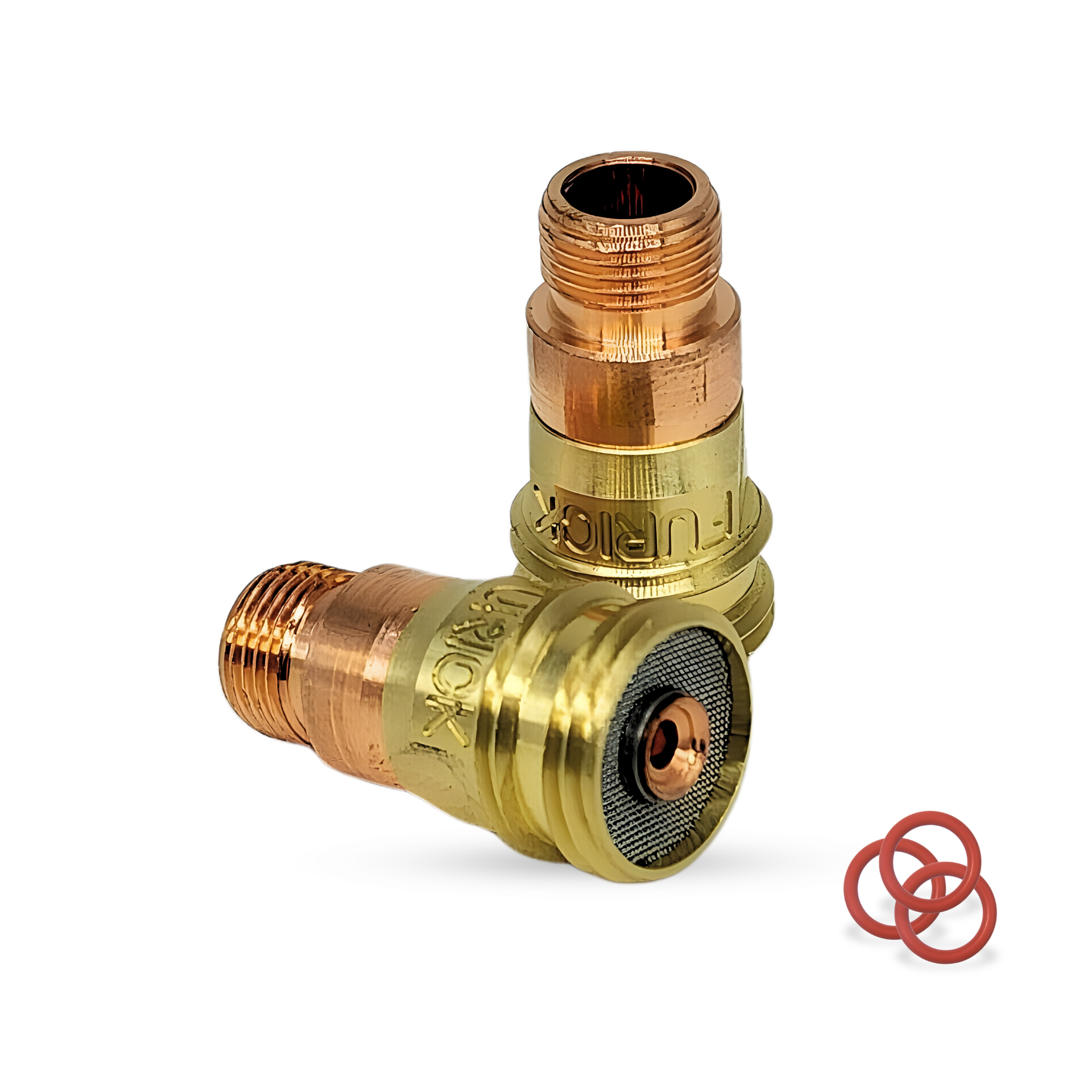 Furick Stubby Gas Lens 17 18 26 TIG Torch | Glass & Ceramic Cup