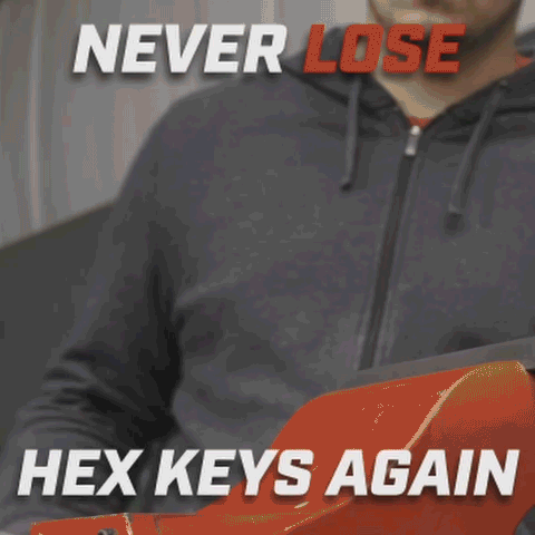 Fireball Tool Hex Key Holder (Low Profile)