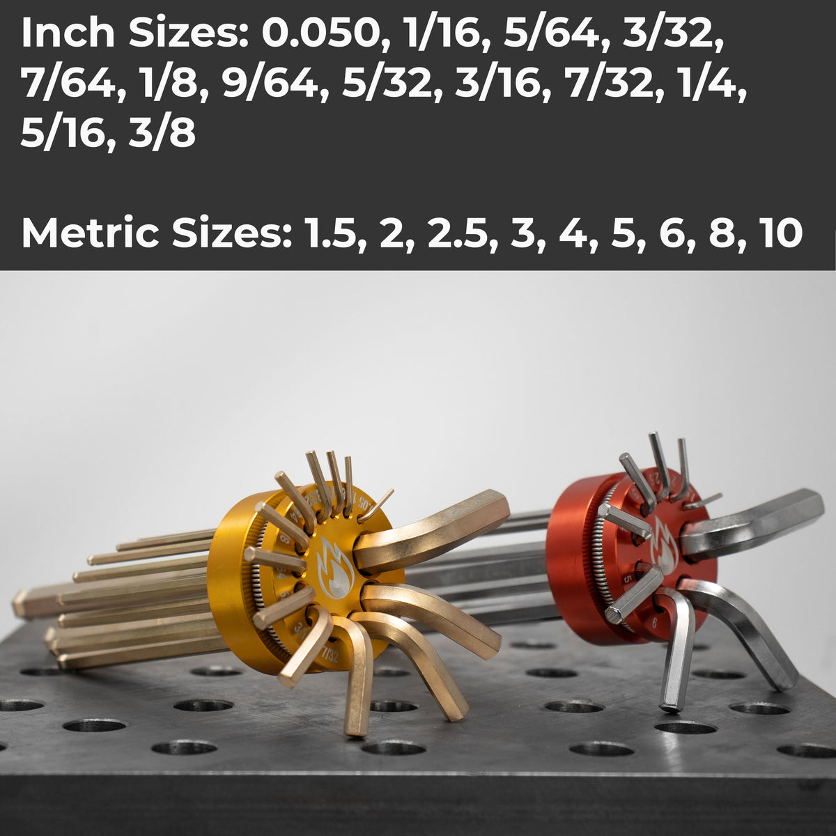 Fireball Tool Hex Key Holder (Low Profile)