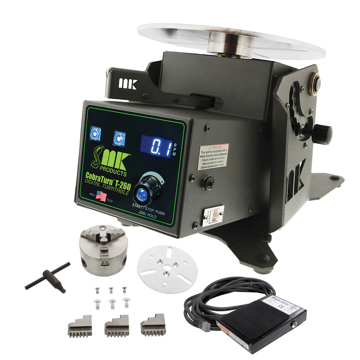 MK Products CobraTurn T-260 Digital Turntable – Weldmonger
