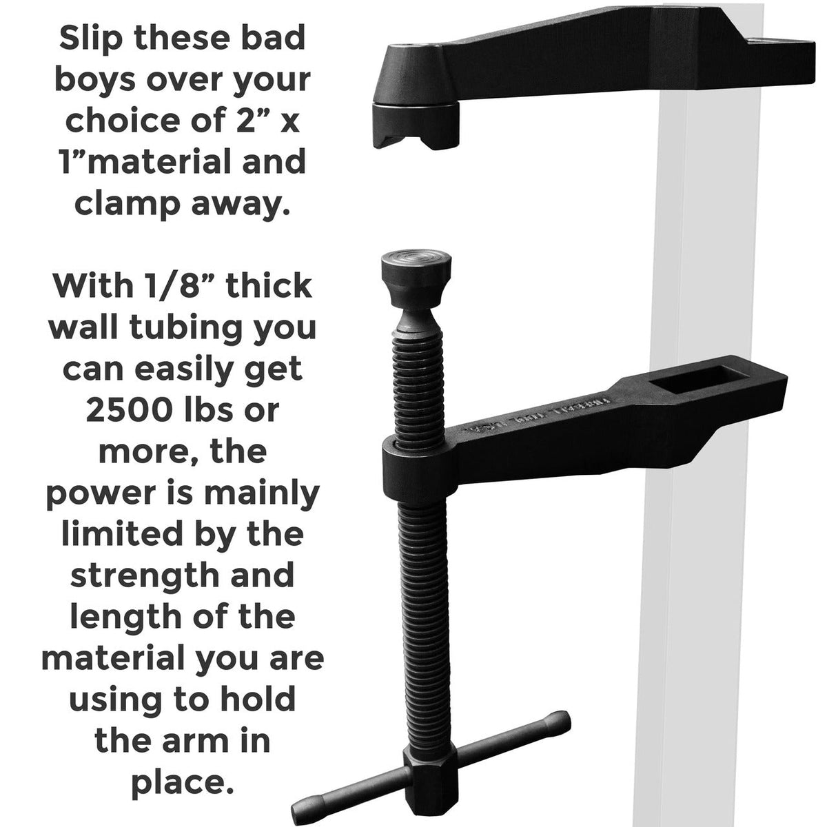 Fireball Tool Maximus Bar and Dog Clamp (2 Sets of Clamps)