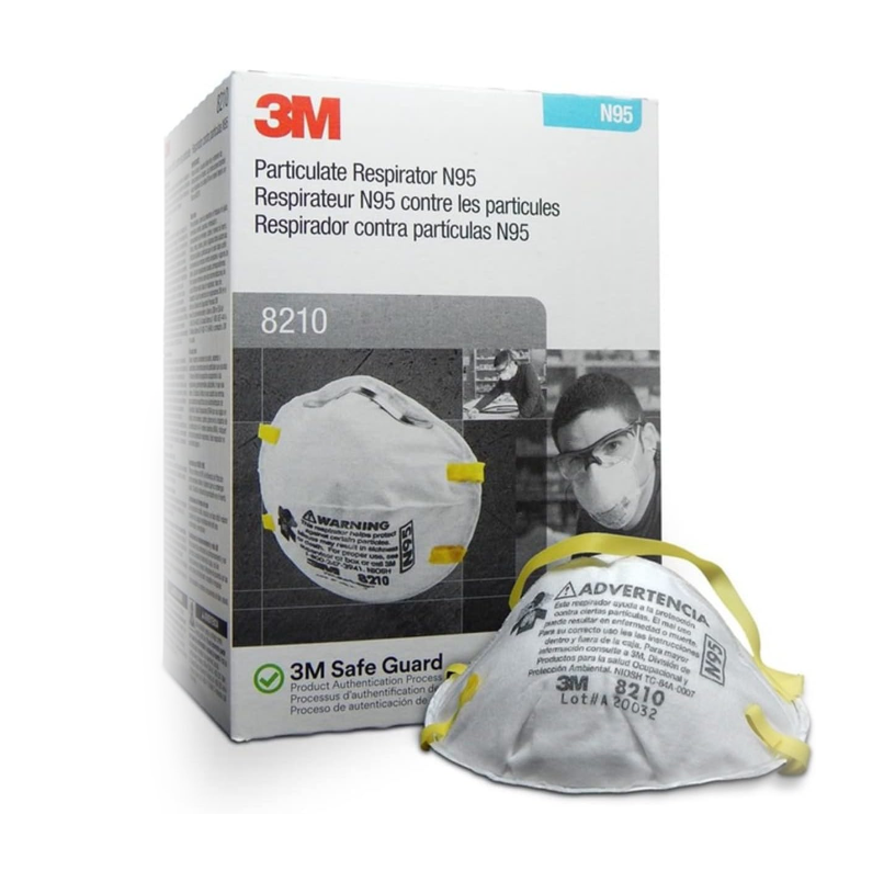 3M™ N95 Particulate Respirator Mask, Half Facepiece, Filter, One Size (Box of 20)