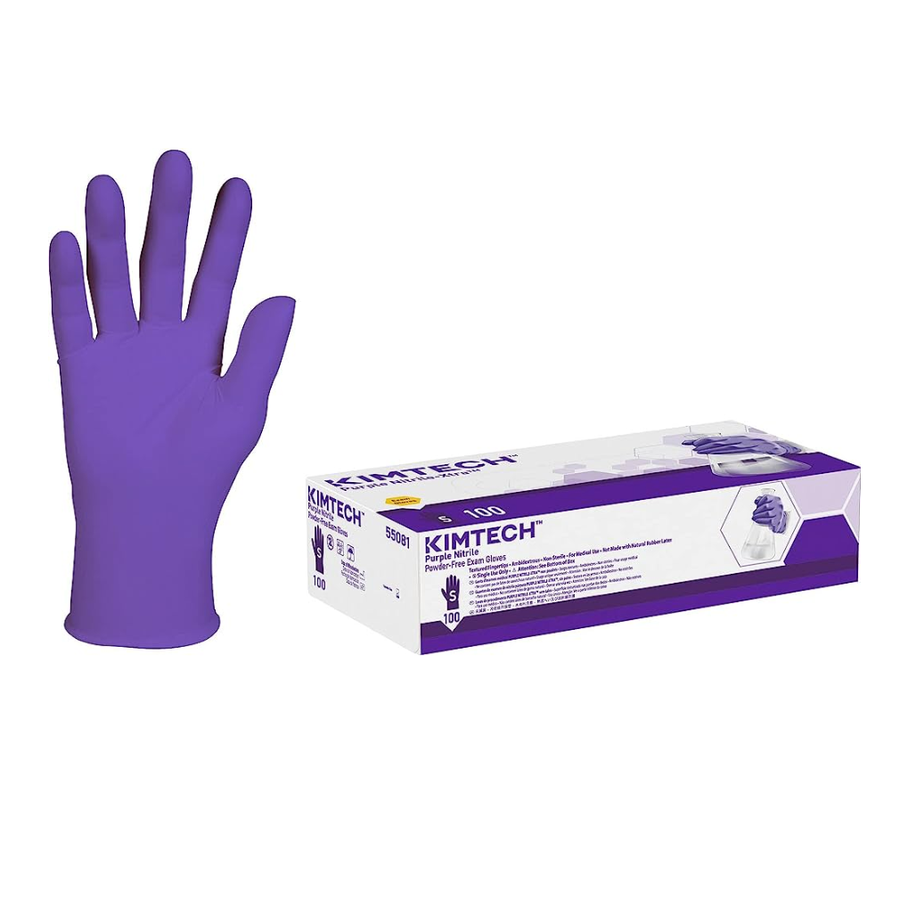 Kimberly-Clark® Kimtech™ Purple Nitrile Gloves - Powder-Free 100/Box ...