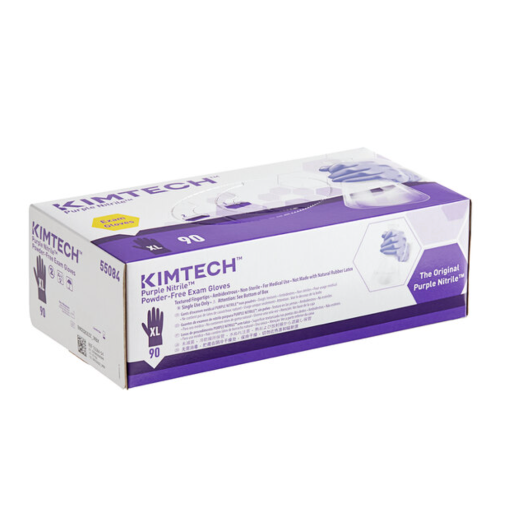 Kimberly-Clark® Kimtech™ Purple Nitrile Gloves - Powder-Free 100/Box