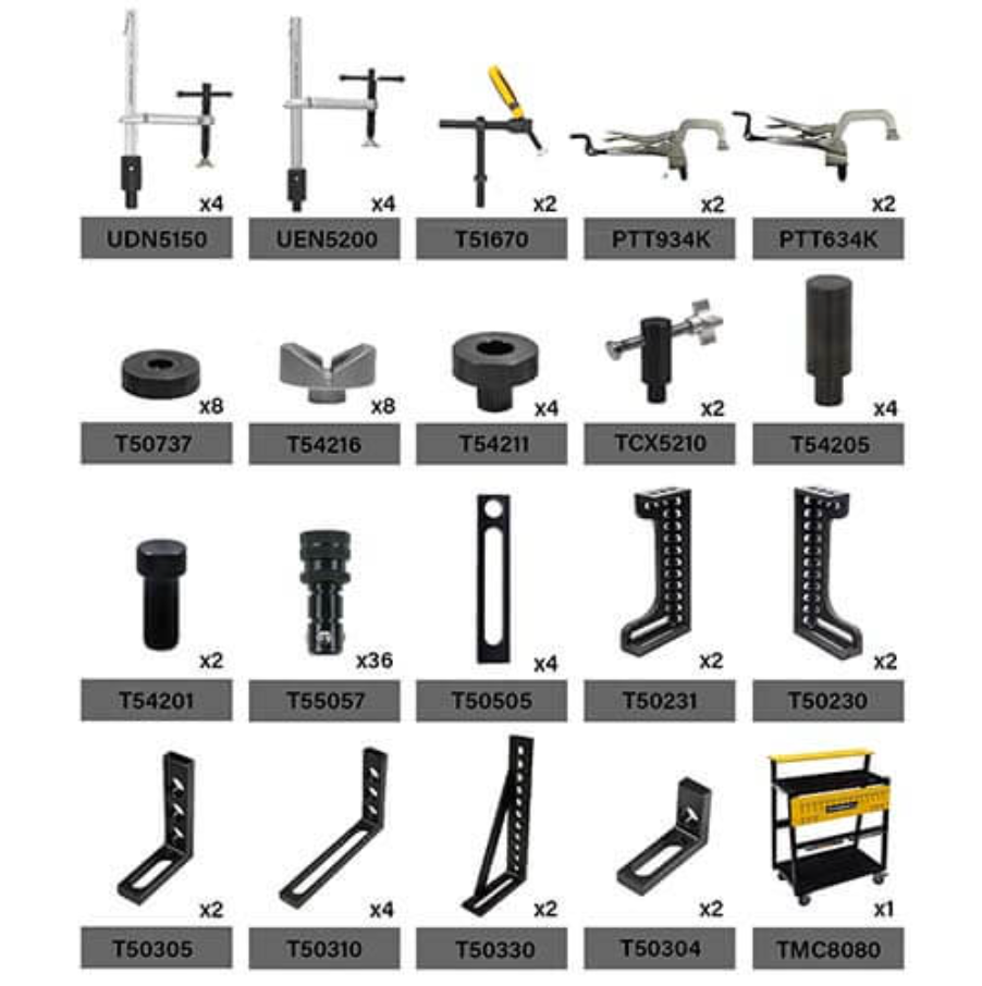 BuildPro 5/8 Fixturing Kit, 97 Piece