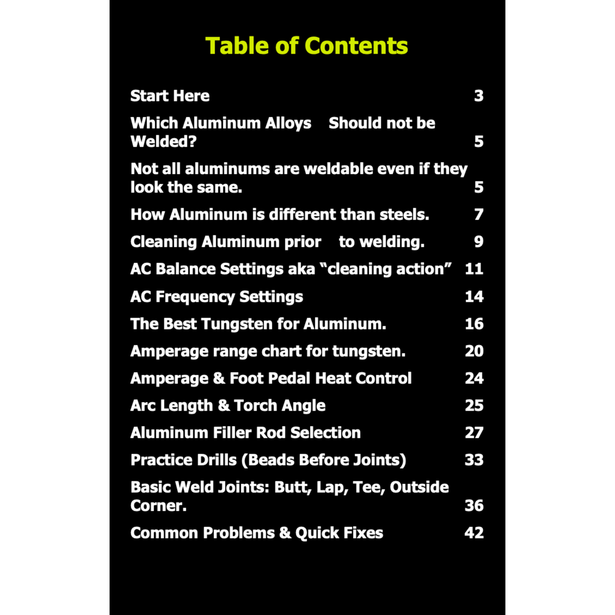 How To: TIG Weld Aluminum Digital Handbook