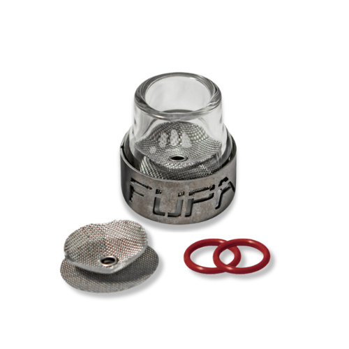 Furick #12 Glass Cup - Single Cup, Titanium Cover, Spare 3/32