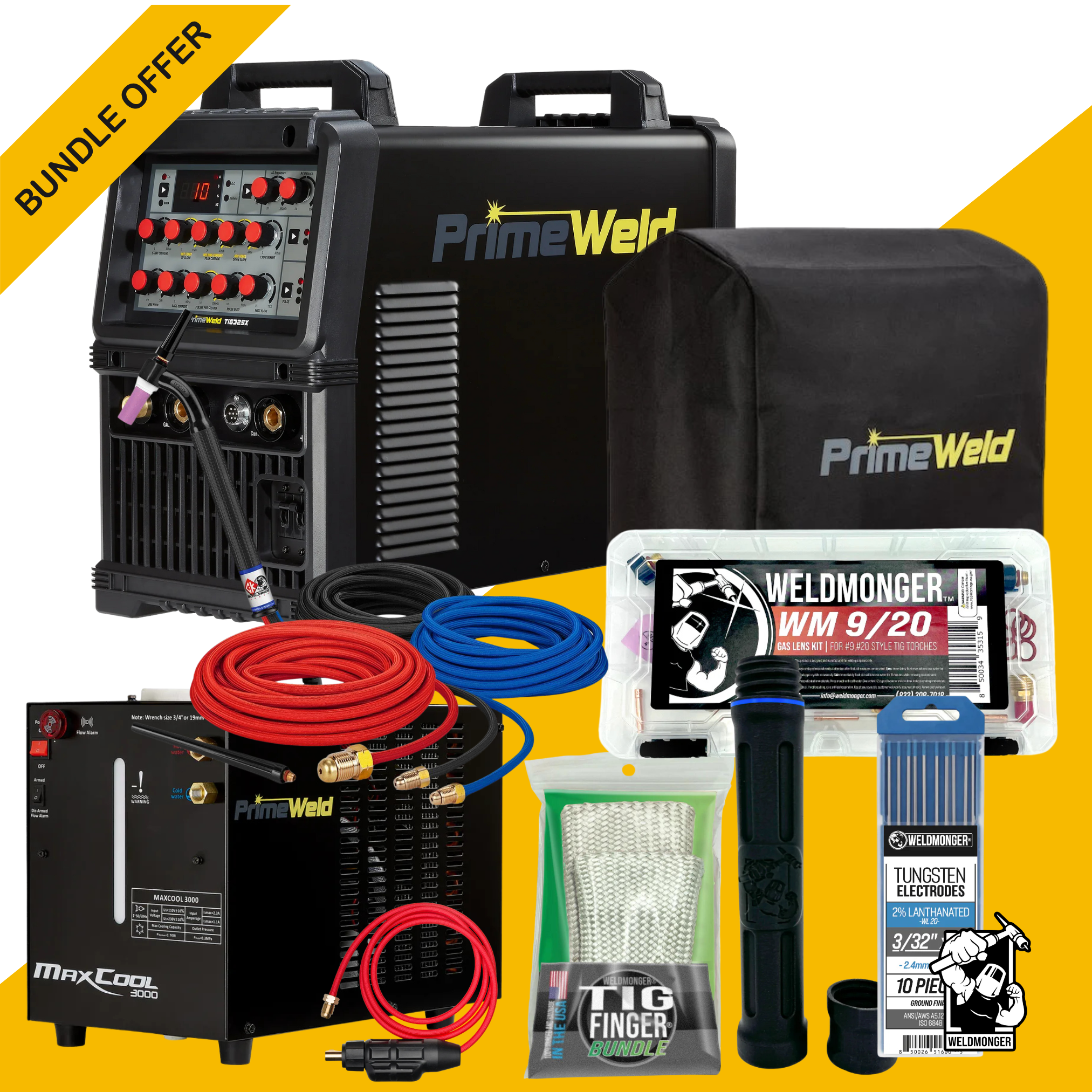 Weldmonger®/PrimeWeld 325x Water Cooled Holiday Shop Bundle