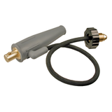 Weldtec 3538-18 Air-Cooled Dinse Connector 35/50 (1/2") For 9, 17 Style Torches