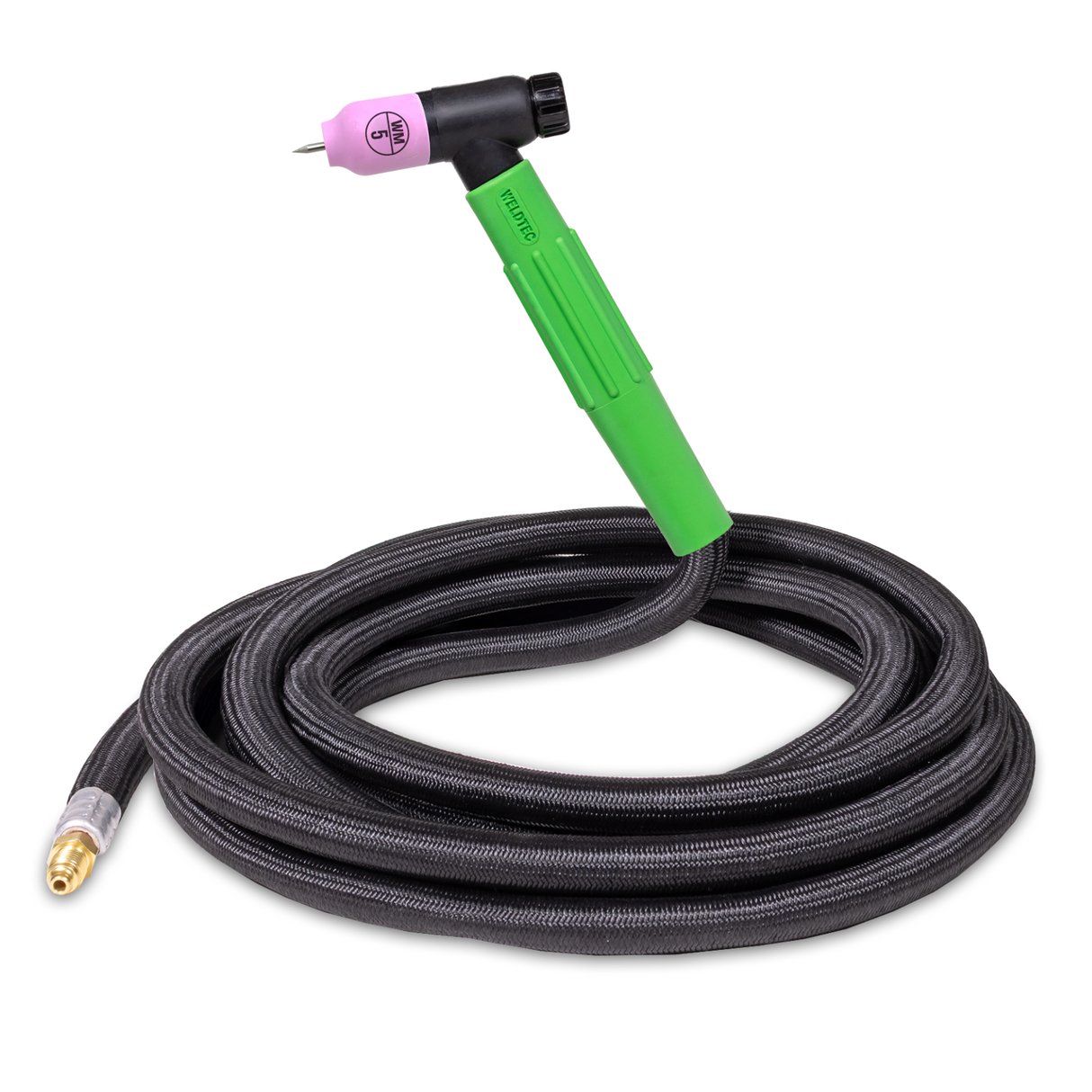 Weldtec Stubby 150 Amp #17 Air-Cooled TIG Torch Package, Super-Flex Cable