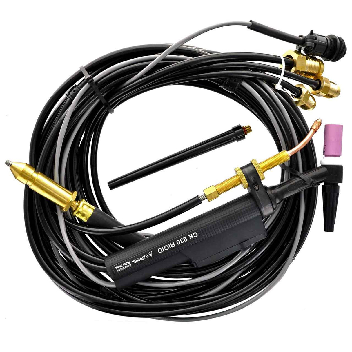 CK Worldwide CWH2312 Hand Held Cold Wire TIG Torch Kit, 300A, 12.5', Triflex, .035" Hard, CWH2312-035H