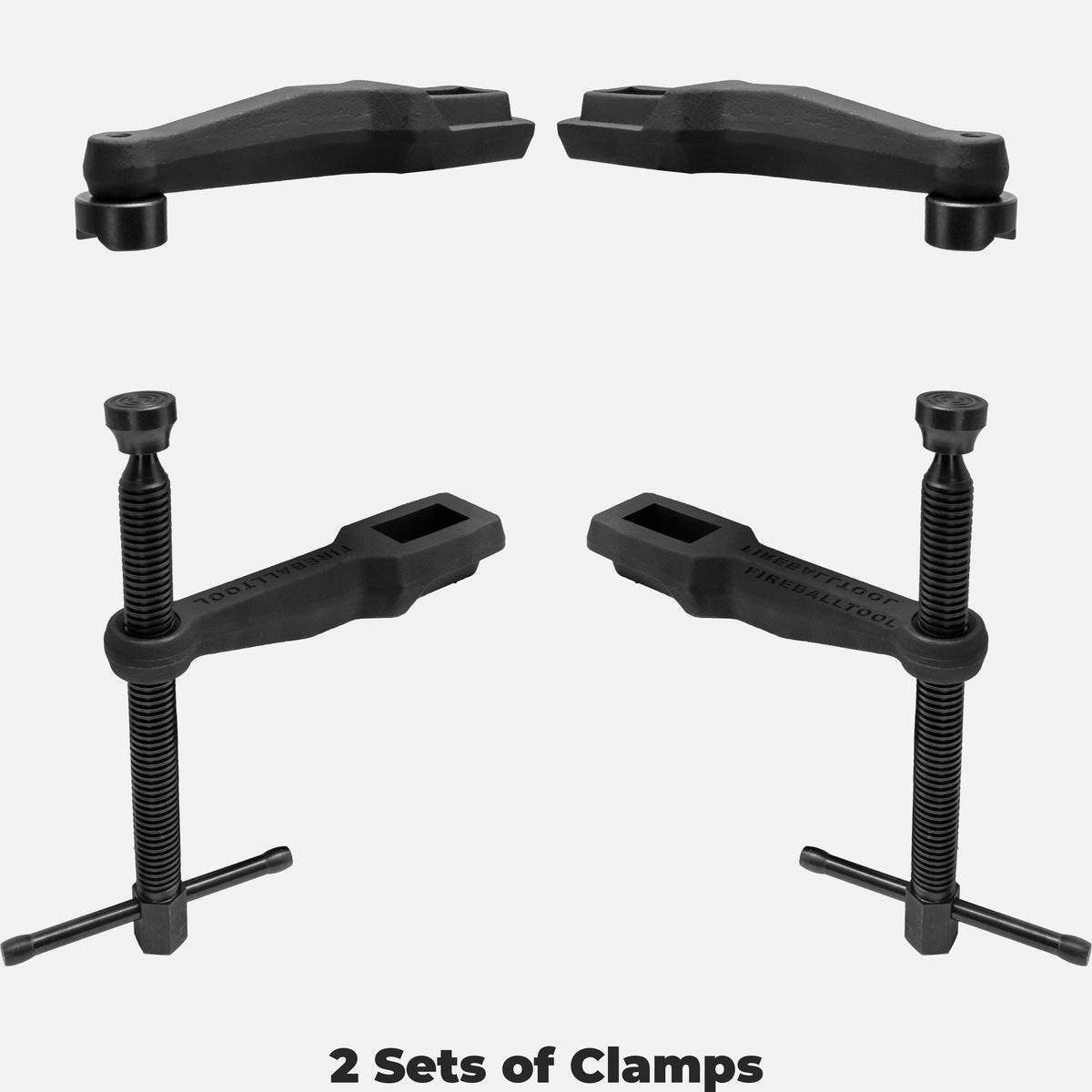 Fireball Tool Maximus Bar and Dog Clamp (2 Sets of Clamps)