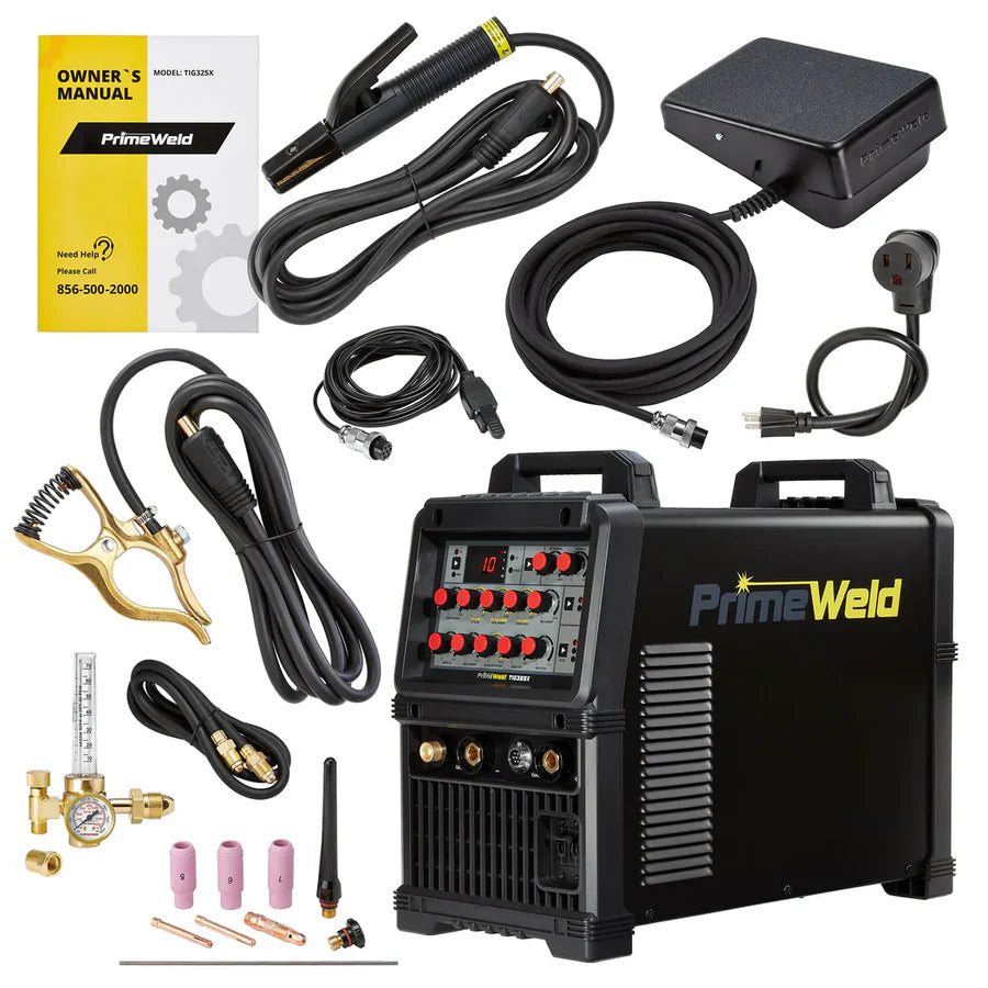 Weldmonger®/PrimeWeld TIG 325x Air Cooled Shop Bundle