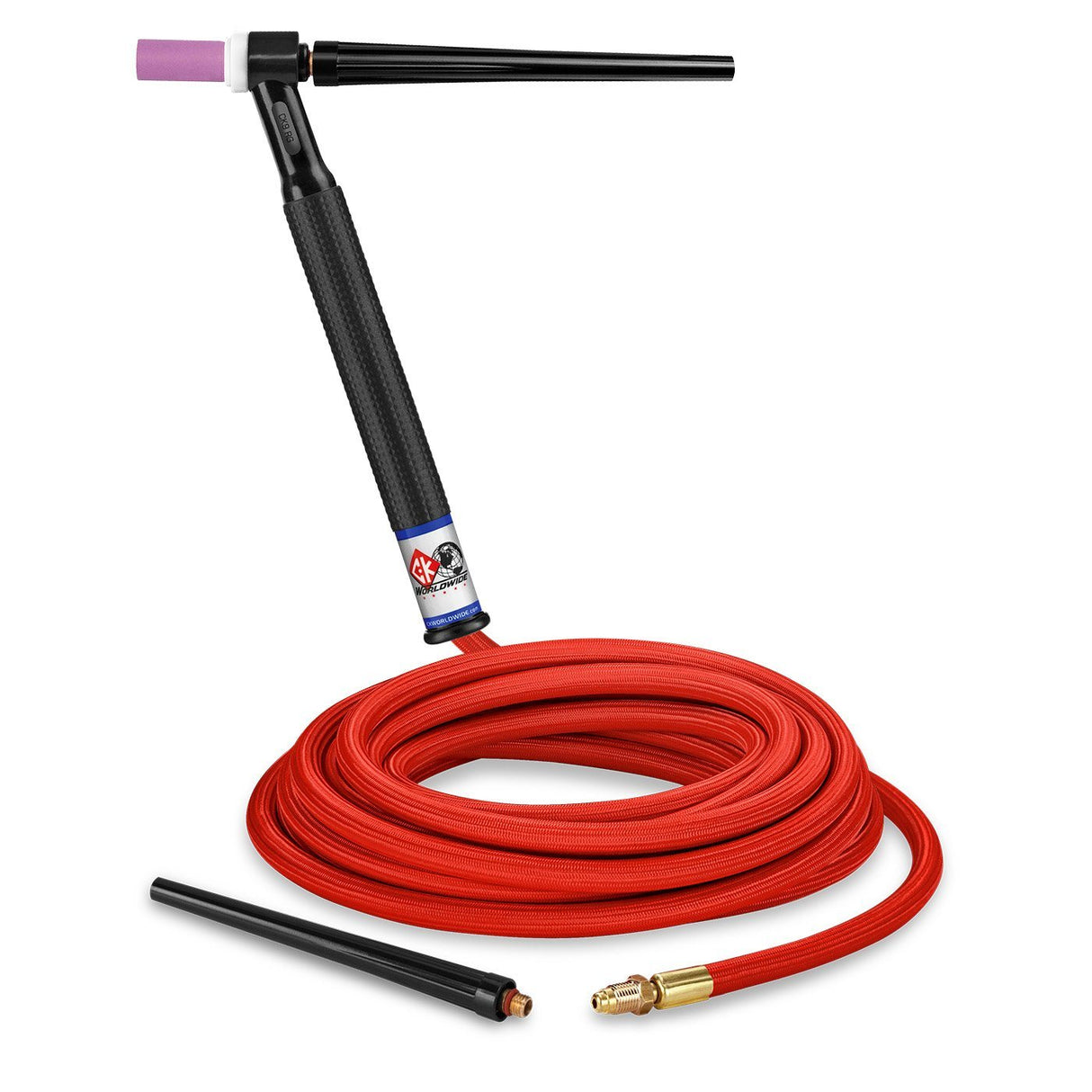 * CK Worldwide | TIG Torch #9  - 2 Series Rigid Head (Gas Cooled) (CK9-12-RSF RG) W/ 12.5ft. Super Flex Cable
