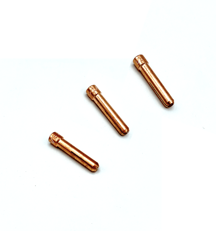 CK Worldwide Stubby Collets for 17/18/26 Style Torches (Assorted Sizes 0.020", 0.040", 1/16, 3/32, 1/8, 5/32) - 5 Pack