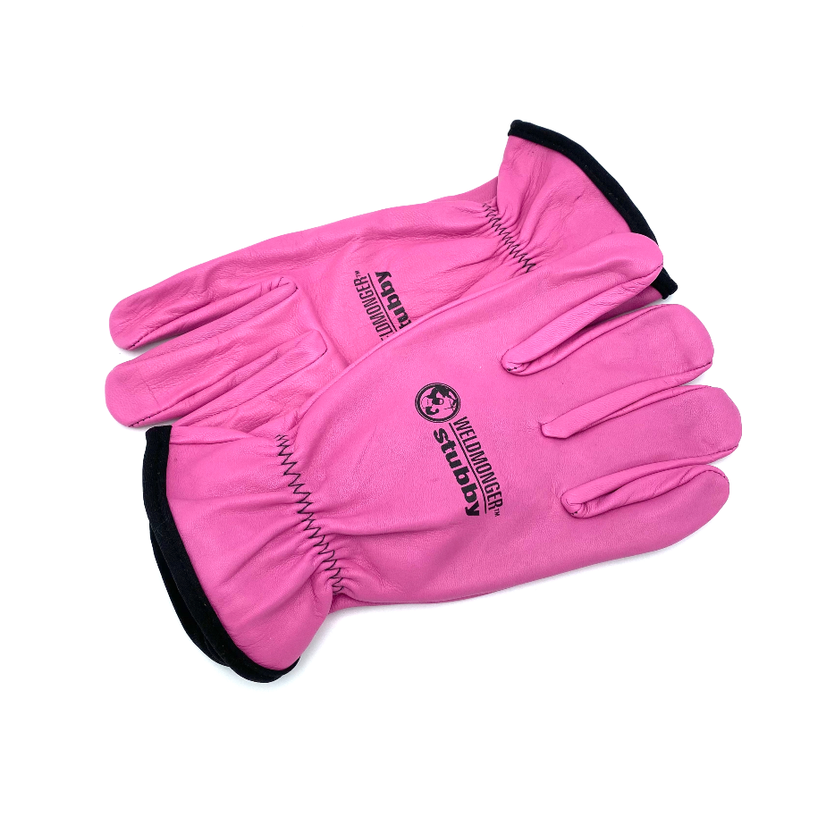 Weldmonger® TIG Welding Gloves - Pink "Stubby®"