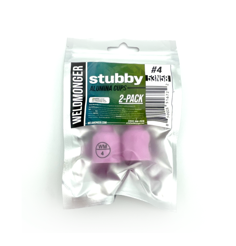 Weldmonger® Stubby Alumina Cups 2/PK