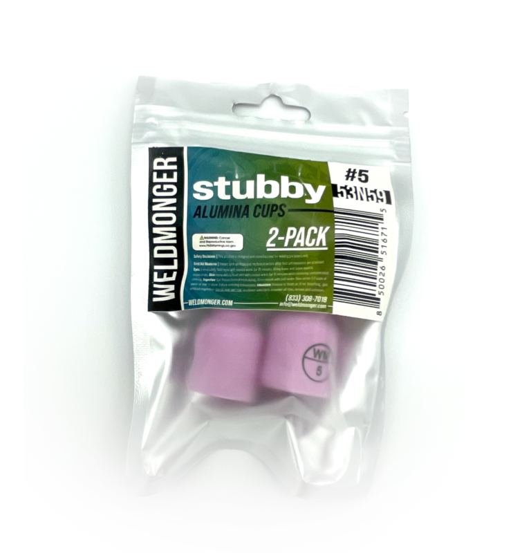 Weldmonger® Stubby Alumina Cups 2/PK
