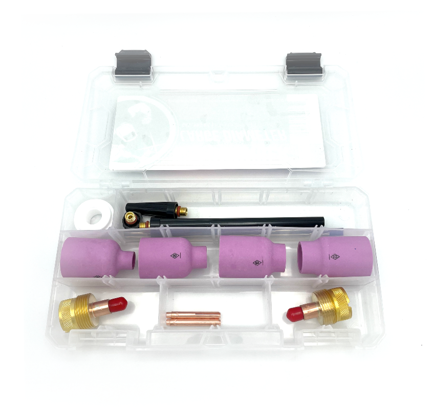 NEW! CK Worldwide / Weldmonger® Large Diameter Gas Lens Kit (for 9, 20 Style Torches)