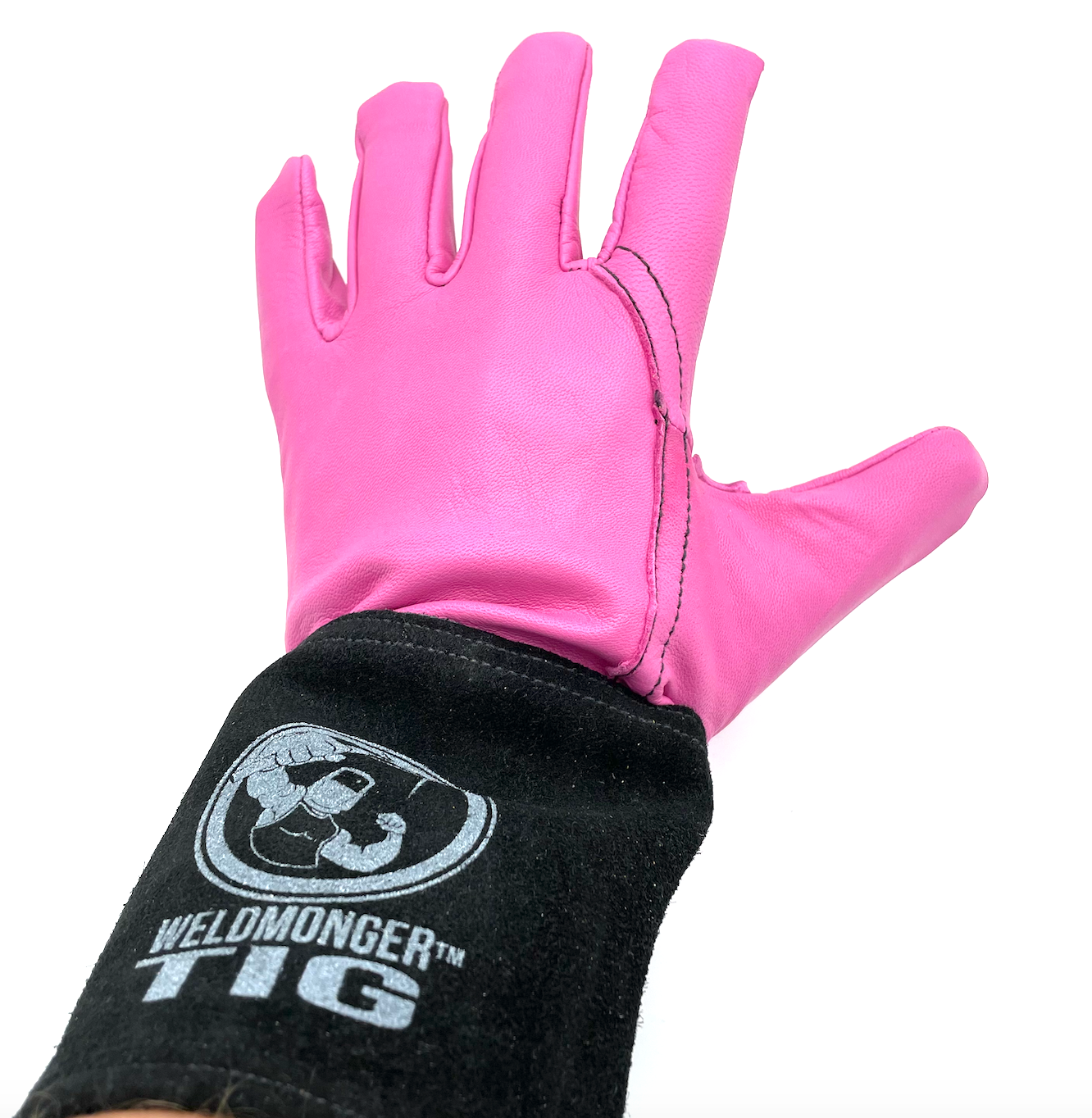 Weldmonger® TIG Welding Gloves - Pink/Black 3" Cuff ⚡️ Limited Edition!