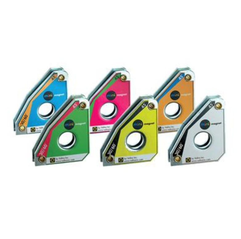 Strong Hand Tools - Mini Magnets, 6 Pack 30/60/45 degree fixed angles (MS346AK)