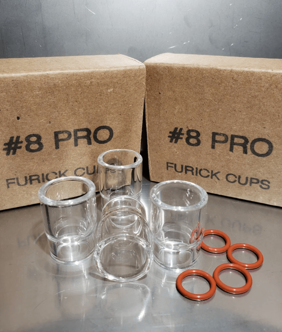 Furick #8 PRO Glass Cup 4/PK - 8PRO4