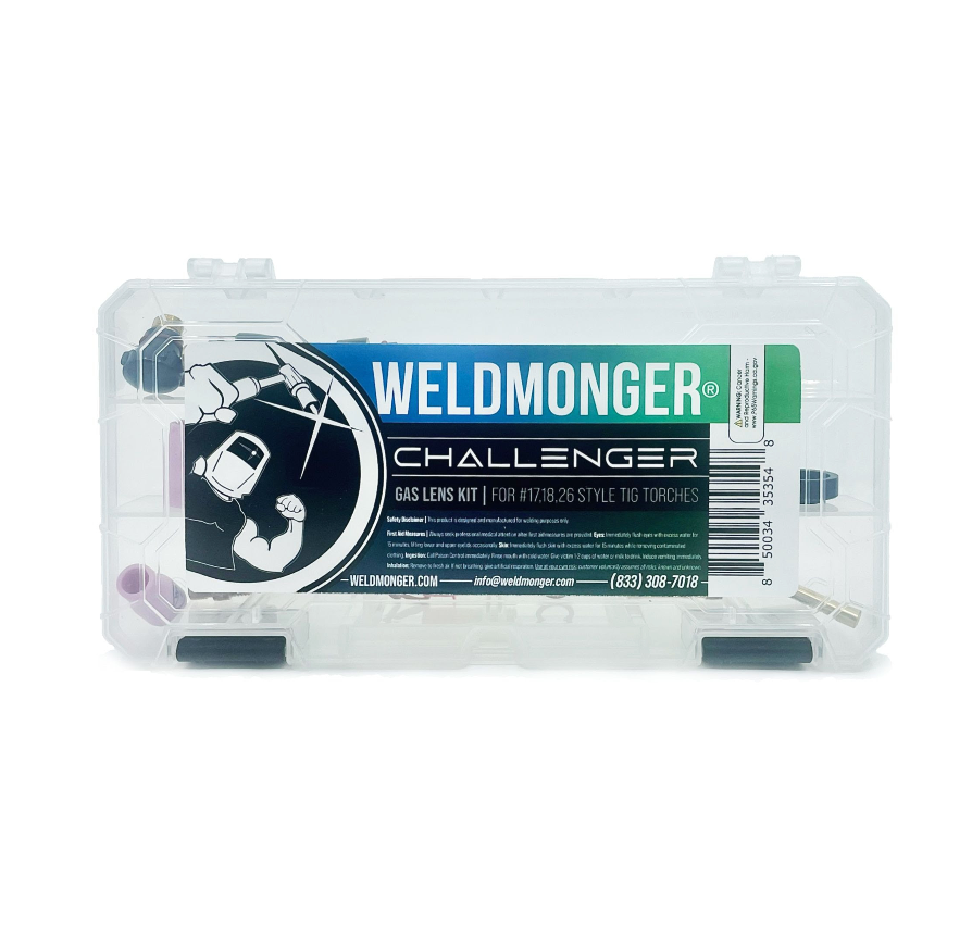 NEW! Weldmonger® Challenger TIG Kit for #17/18/26 Torches
