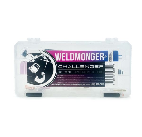 NEW! Weldmonger® Challenger TIG Kit for #9/20 Torches- All the