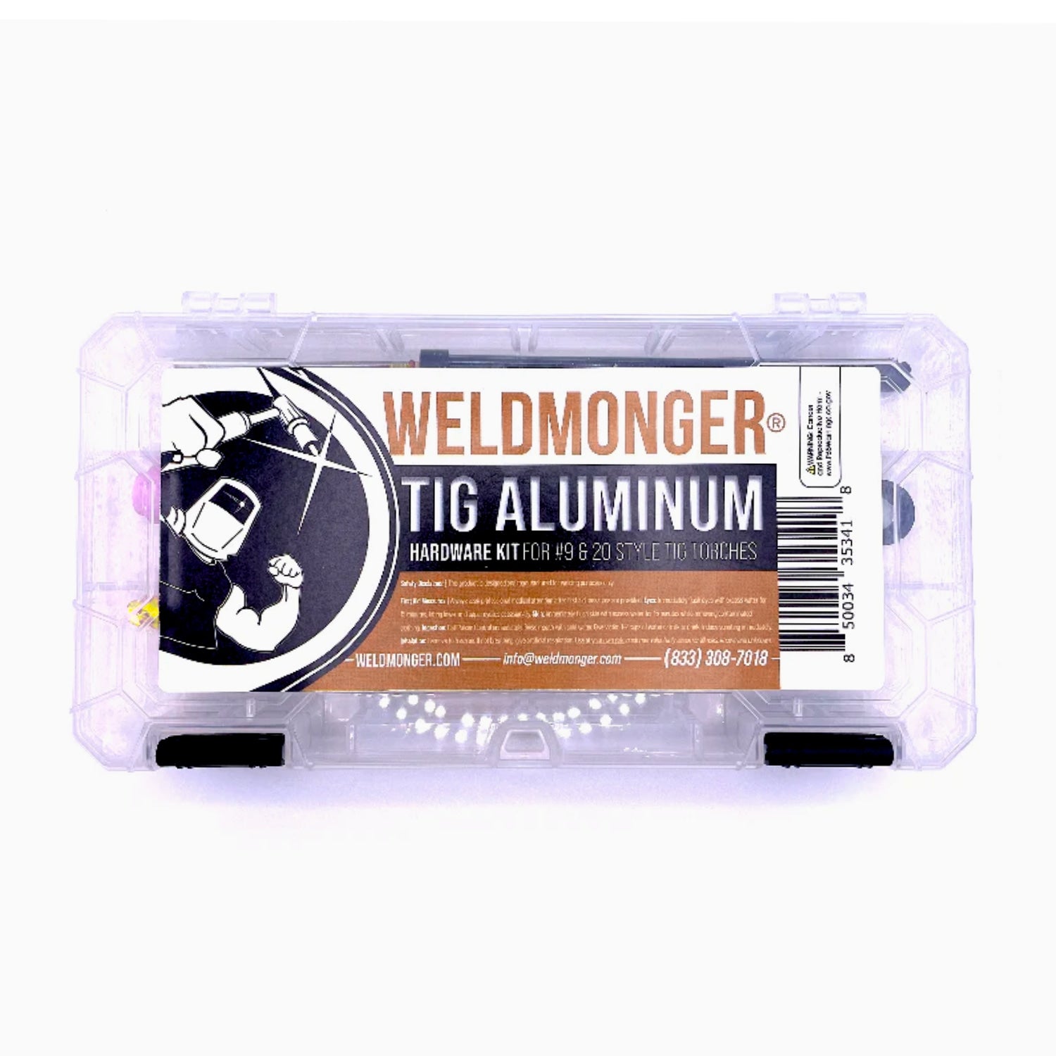 NEW! Weldmonger TIG Aluminum Hardware Kit - for #9 and #20 Style Torc NEW! Weldmonger TIG Aluminum Hardware Kit - for #9 and #20 Style Torc