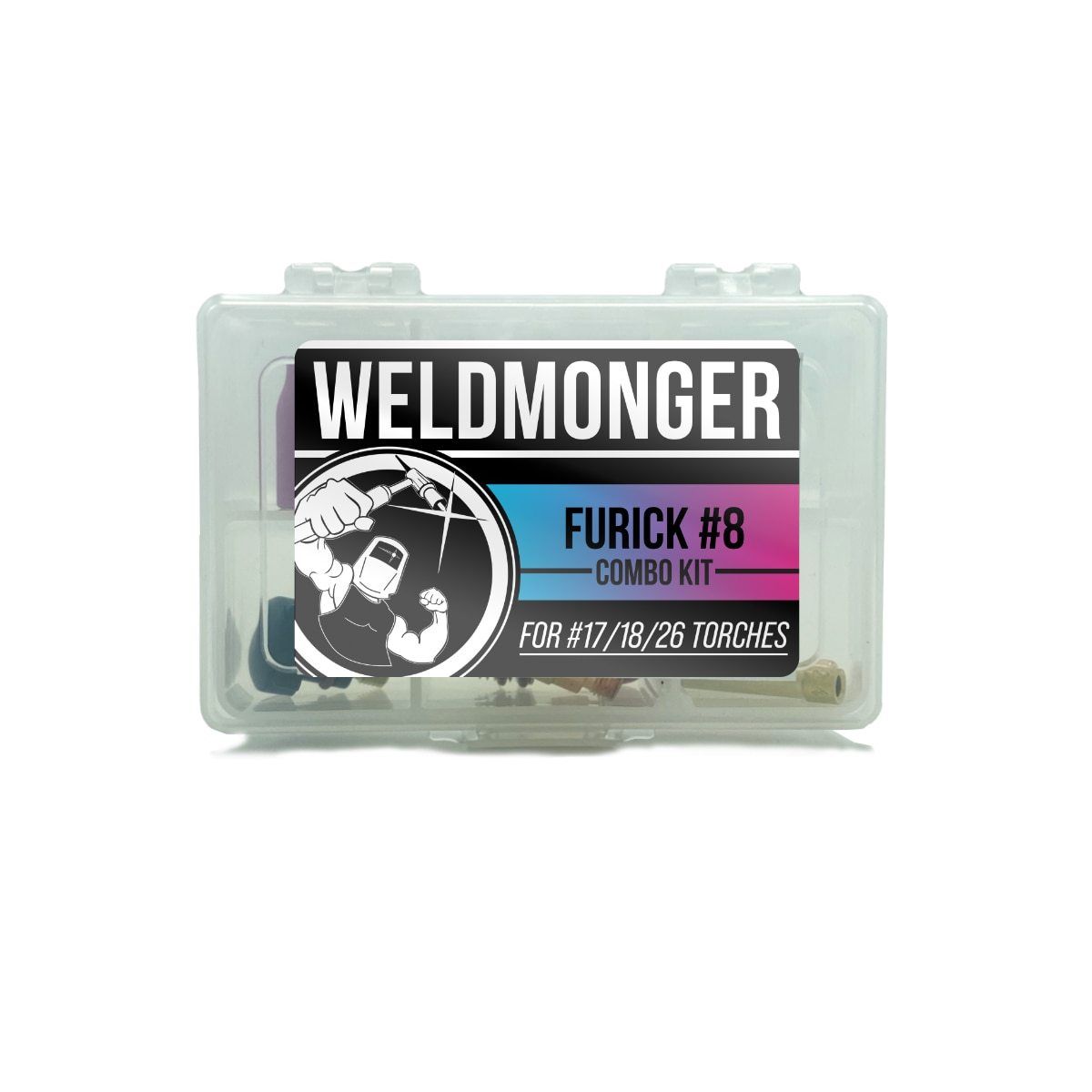 WELDMONGER® Furick #8 PRO Combo Kit, Size 3/32 - For 17,18,26 Style Torches