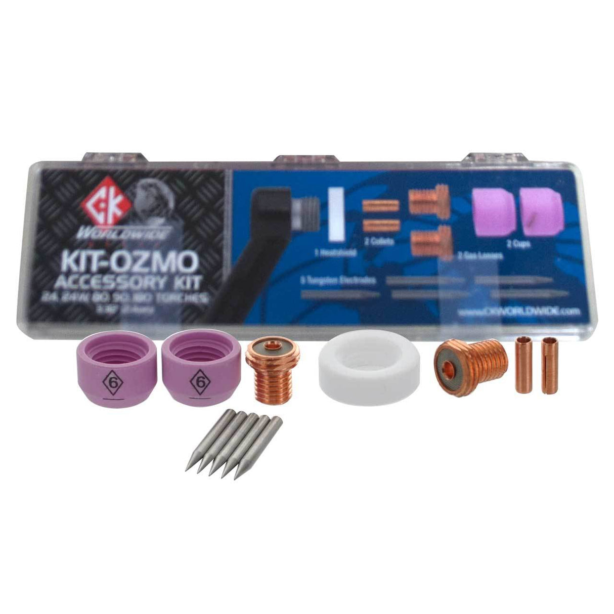 CK Worldwide 3 Series Low Amperage Stubby TIG Torch Accessory Kit - SG – Baker's Gas & Welding Supplies, Inc CK Worldwide 3 Series Low Amperage Stubby TIG Torch Accessory Kit - SG – Baker's Gas & Welding Supplies, Inc